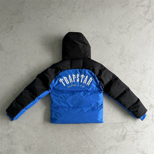 Trapstar Decoded Arch Puffer-Black Blue