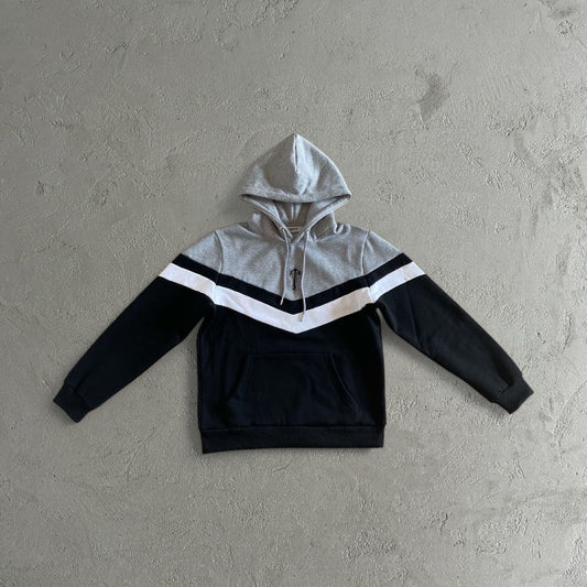 Trapstar V-Stripe Hooded Black-Tracksuit