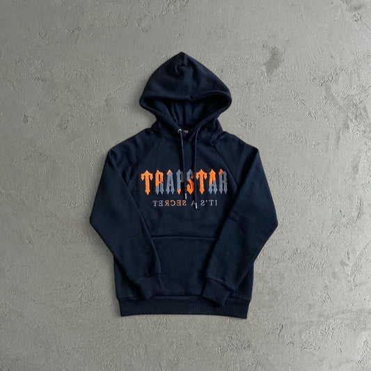 Trapstar Chenille Decoded Black/Orange-Tracksuit