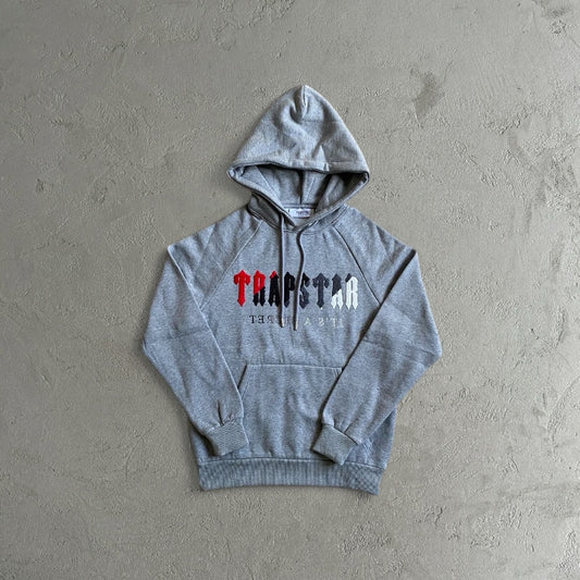 Trapstar Chenille Decoded Grey/Red-Tracksuit