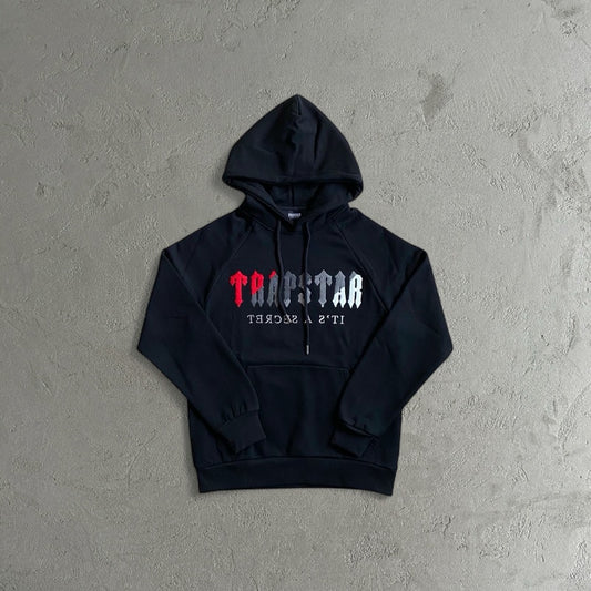 Trapstar Chenille Decoded Black/Red-Tracksuit