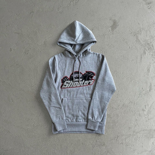 Trapstar Shooter Grey/Red Tracksuit