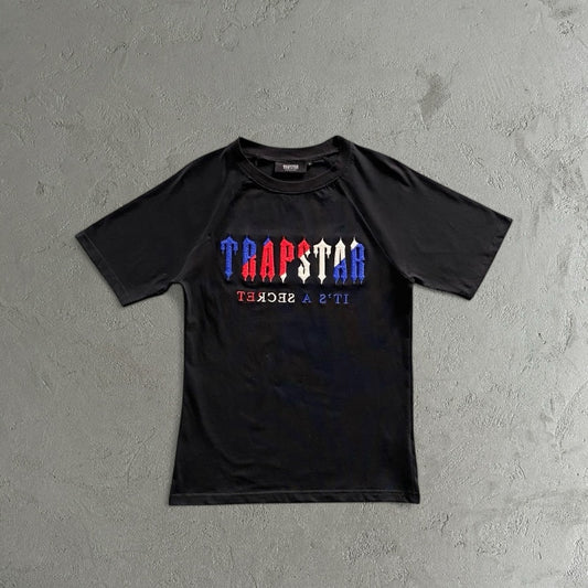 Trapstar Chenille Decoded Black-Short Set