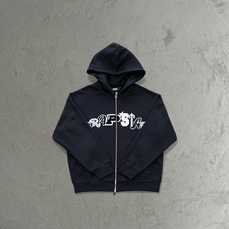 Trapstar Widcard Zip-Black/Blue-Monochrome Tracksuit