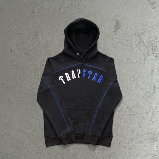 Trapstar Irongate Arch Chenille Black/Blue-Trapstar