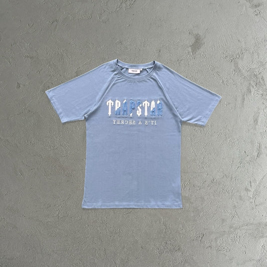Trapstar Chenille Decoded Light Blue -Short Set