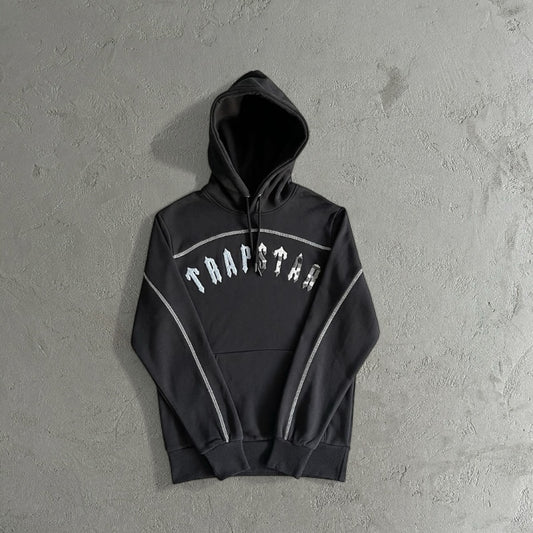 Trapstar Irongate Chenille Black/Grey Camo Tracksuit