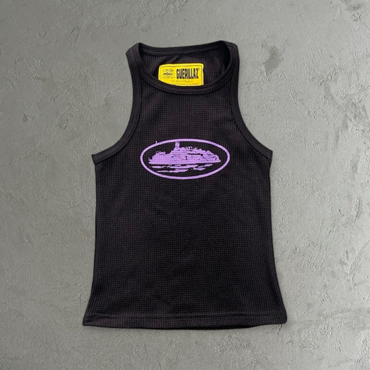 Corteiz Alcatraz Women's Tank Top Black/Purple