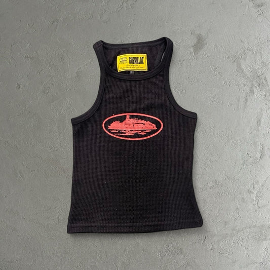 Corteiz Alcatraz Women's Tank Top Black/Red