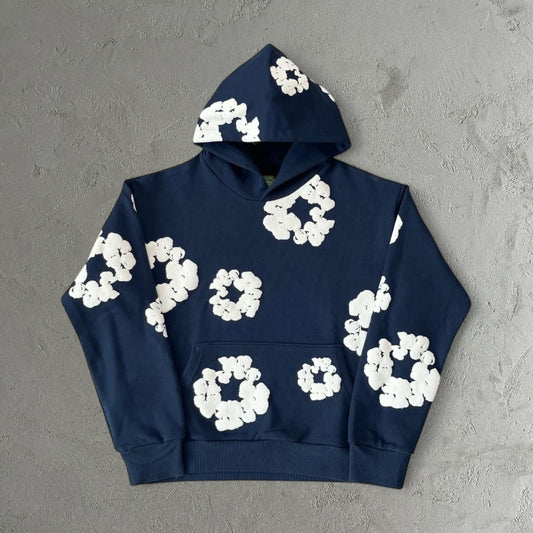 Denim Tears The Cotton Wreath Tracksuit Navy Blue