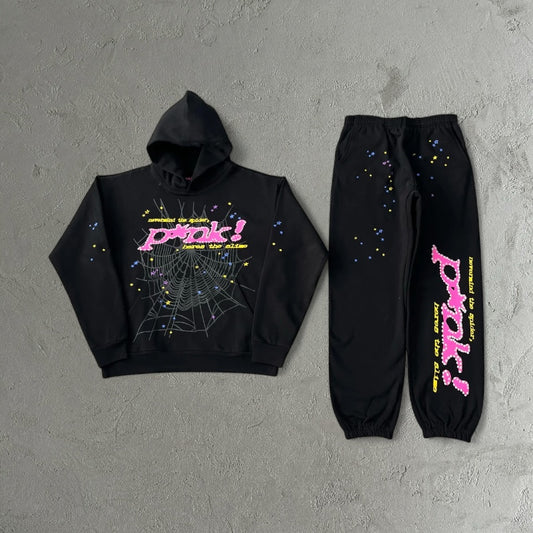 Sp5der Web Candy Tracksuit Black