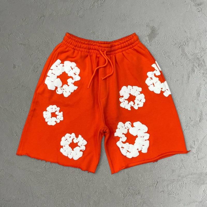 Denim Tears The Cotton Wreath Sweatshorts Orange