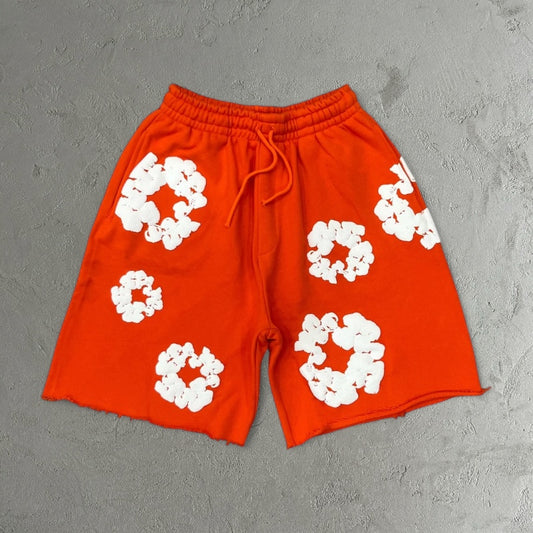 Denim Tears The Cotton Wreath Sweatshorts Orange