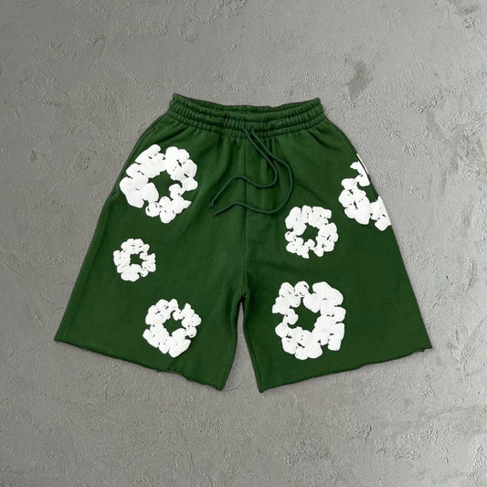 Denim Tears The Cotton Wreath Sweatshorts Green