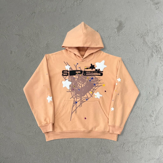Sp5der Web Candy Hoodie Orange