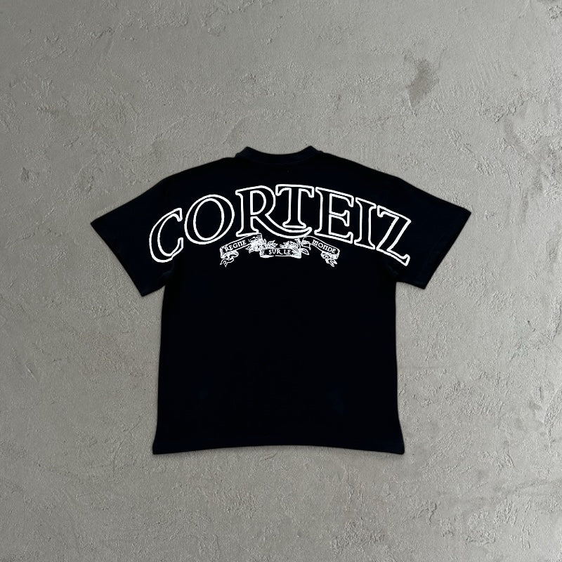 Corteiz Royale Heavyweight Black-Shirt