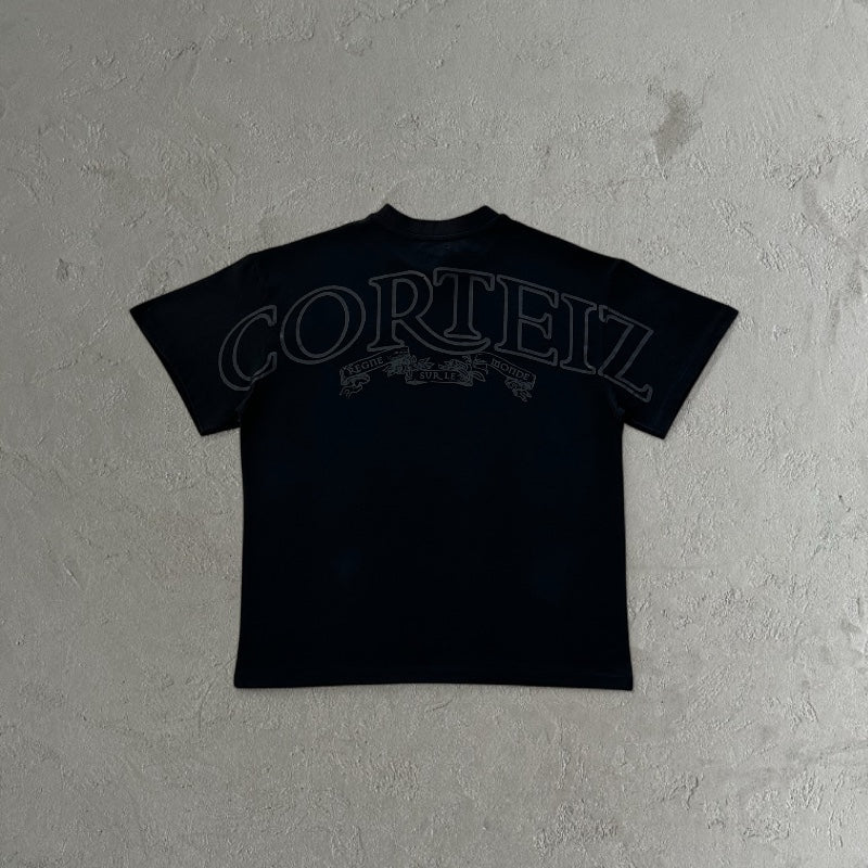 Corteiz Royale Heavyweight Black-Shirt