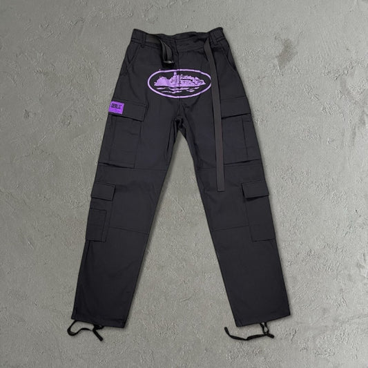 Corteiz Cargo Pants - Purple