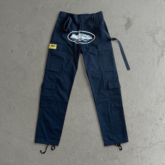 Corteiz Cargo Pants - White