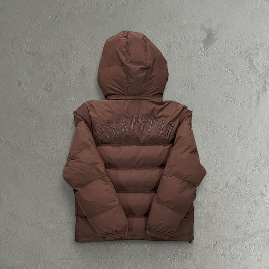 Trapstar Brown Irongate Jacket Detachable Hood