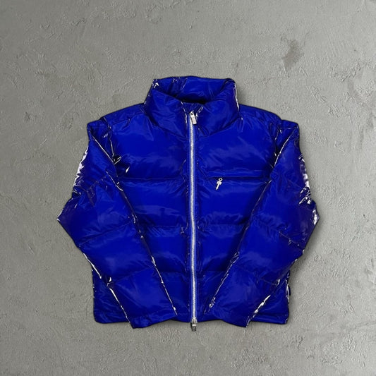 Trapstar Blue Ts Glitter Puffer Jacket