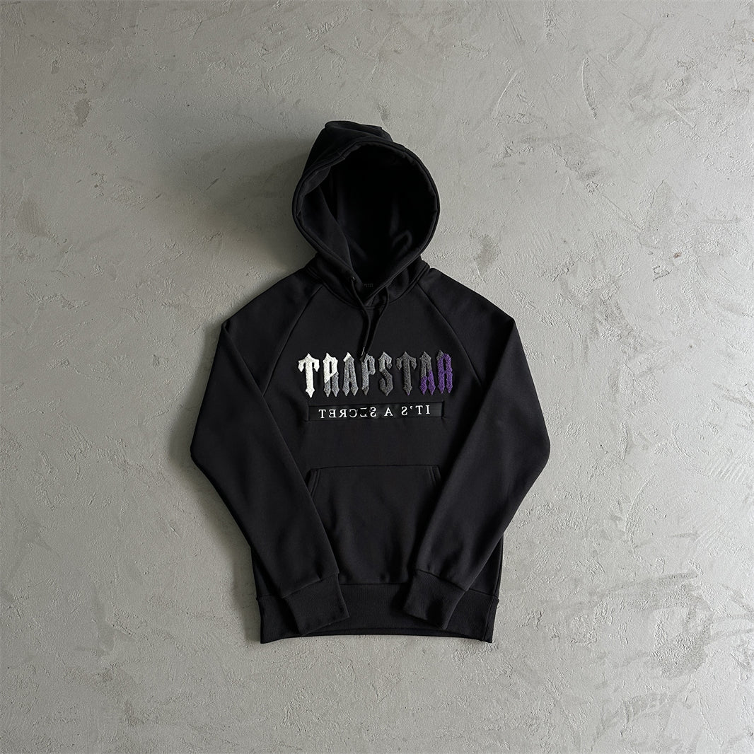 Trapstar Decdoded Chenille 2.0 Black/Purple Tracksuit