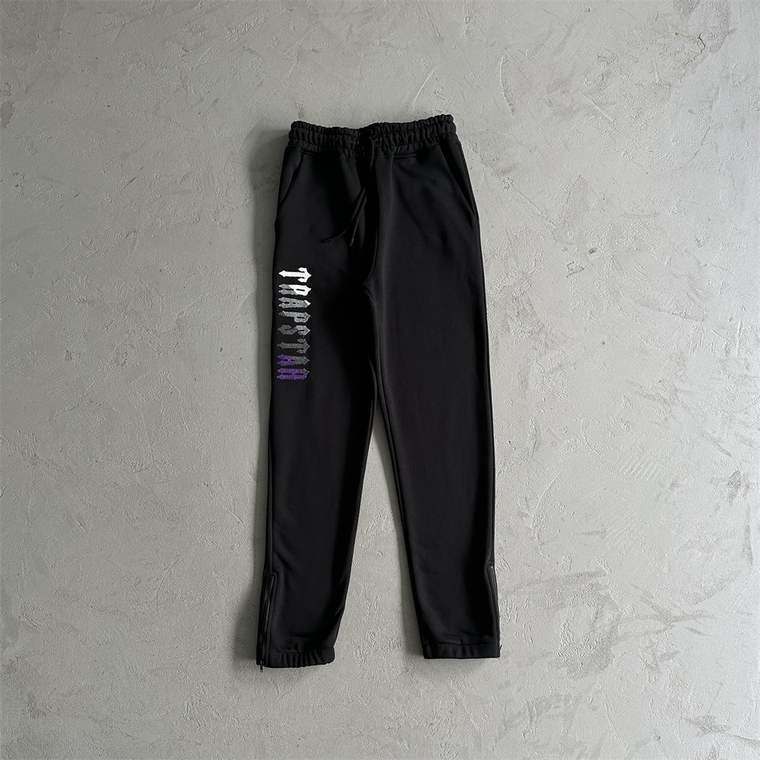 Trapstar Decdoded Chenille 2.0 Black/Purple Tracksuit