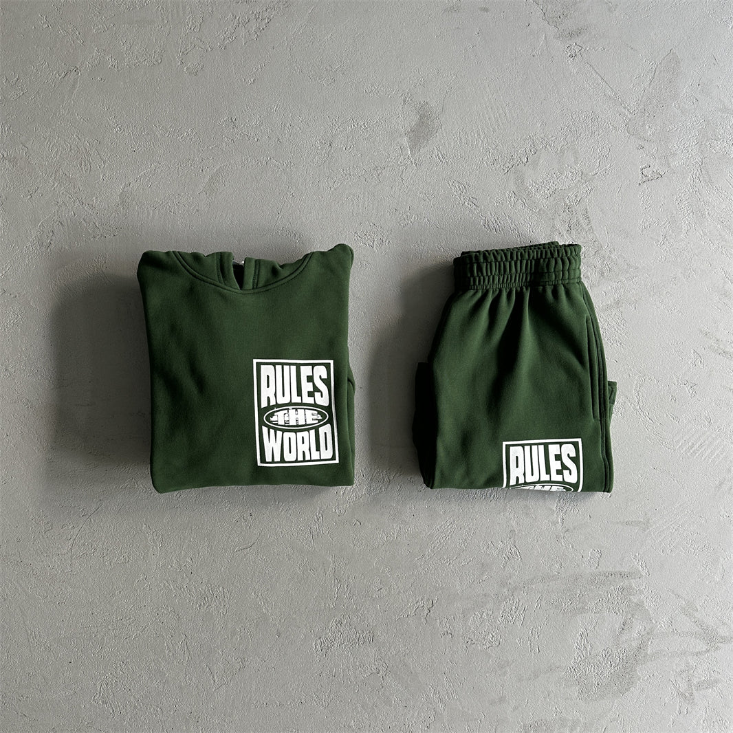 Corteiz Block World Green-Tracksuit