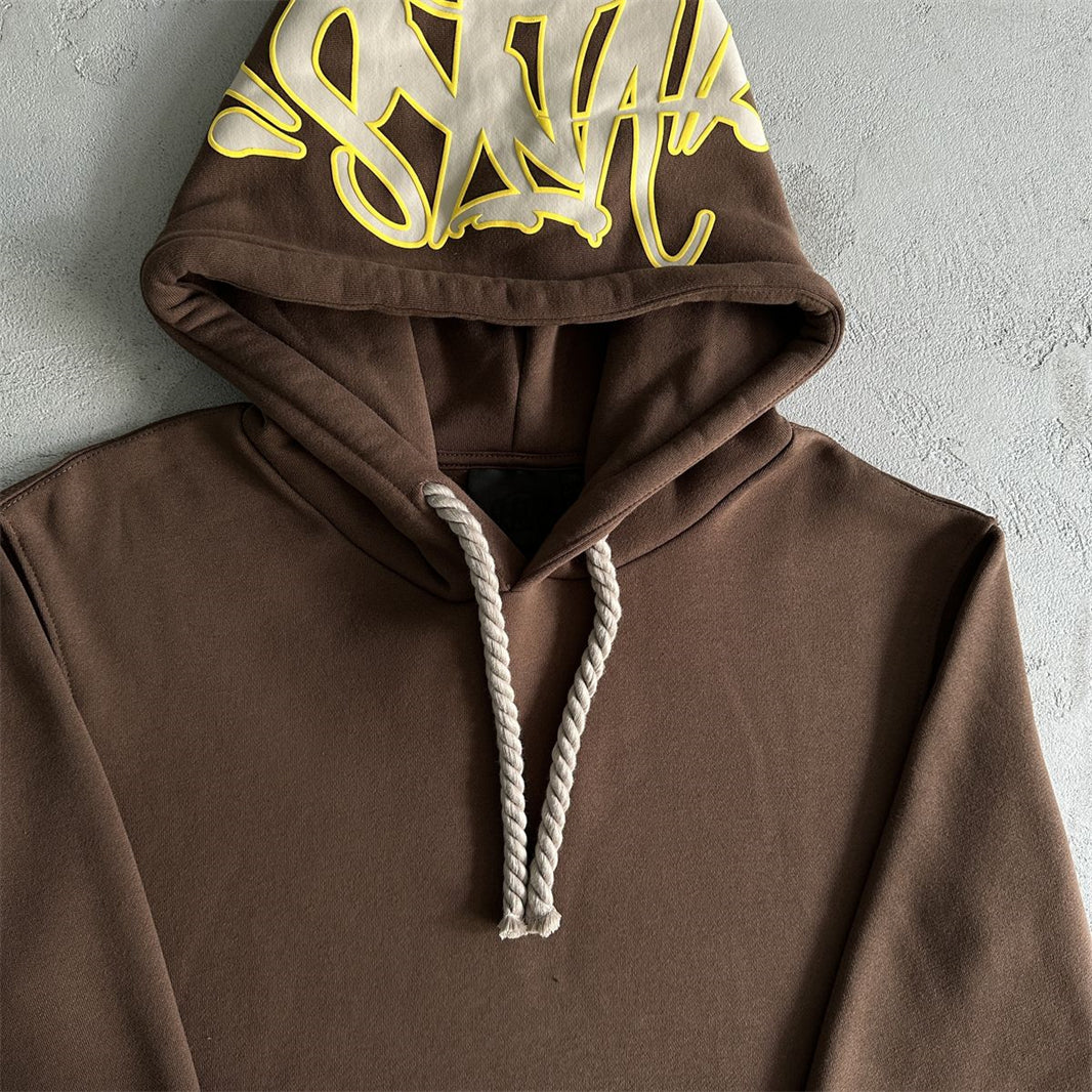 Syna Hoodie Brown-Tracksuit