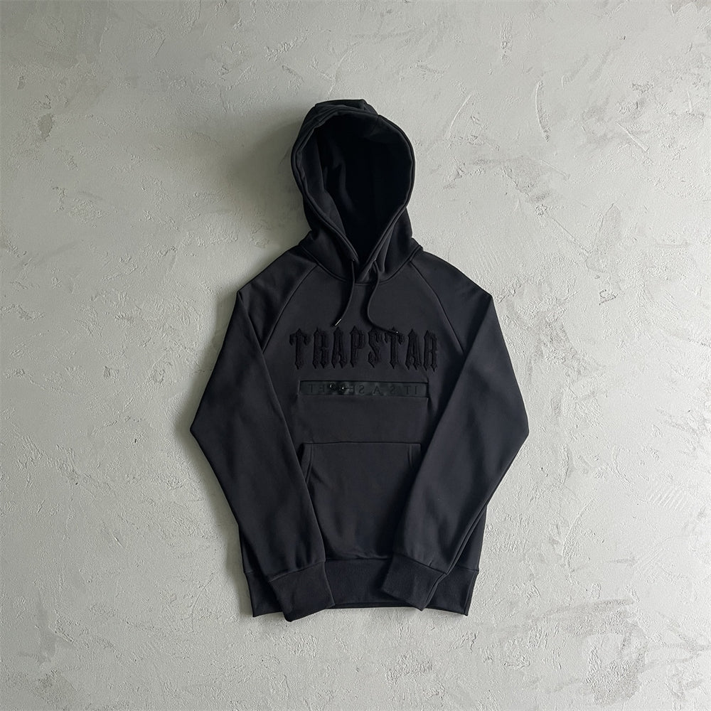Trapstar Decoding Chenille 2.0-BLACK OUT-Tracksuit