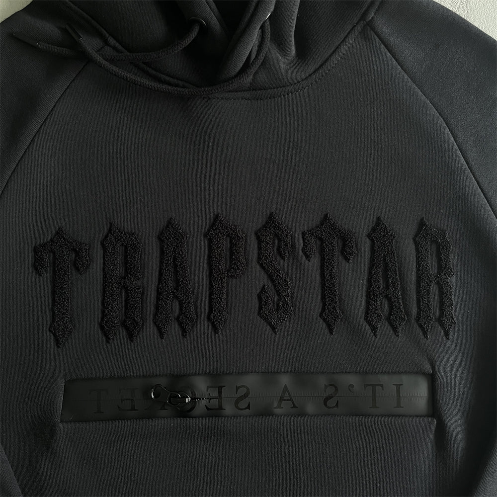 Trapstar Decoding Chenille 2.0-BLACK OUT-Tracksuit