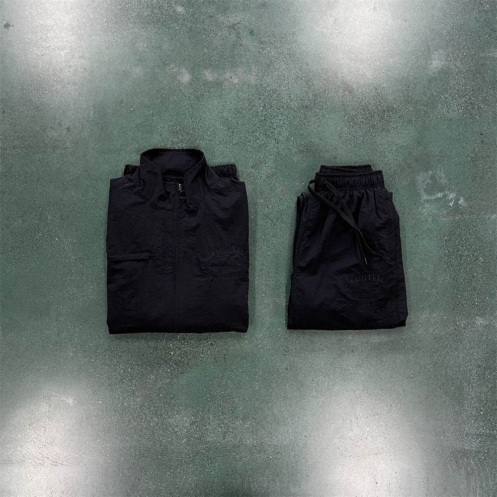 Cortiez Black Black Shukushuku Tracksuit