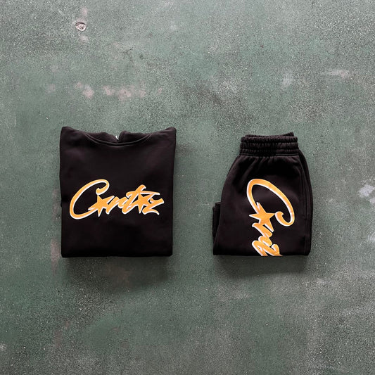 Cortiez Black & Orange Alphabet Tracksuit