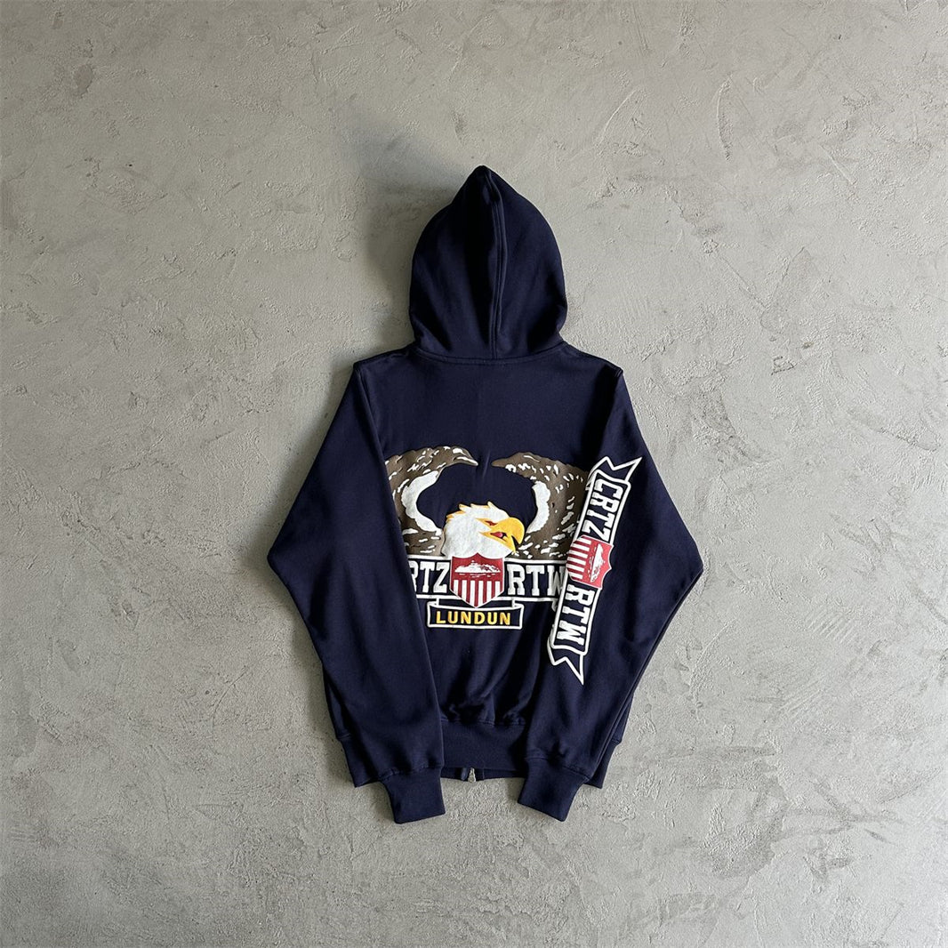Cortiez Eagle Three-Dimensional Print Tracksuit