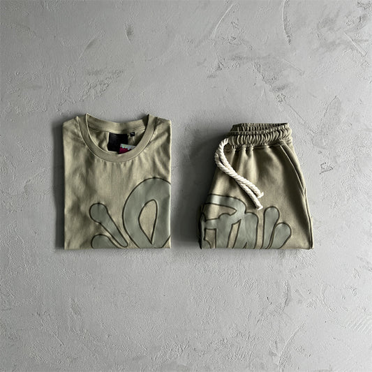 Syna T-Shirt & Short Green Short-Set
