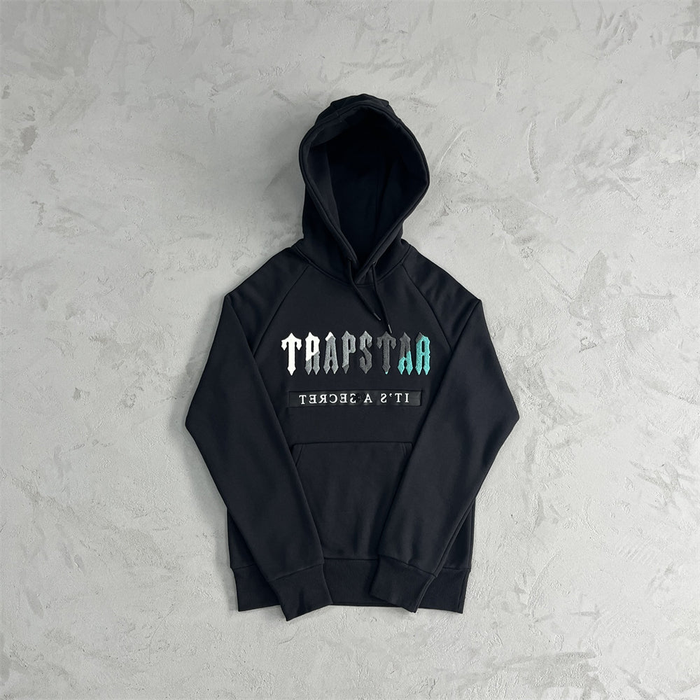 Trapstar Chenille Decoded 2.0 Black/Teal-Tracksuit