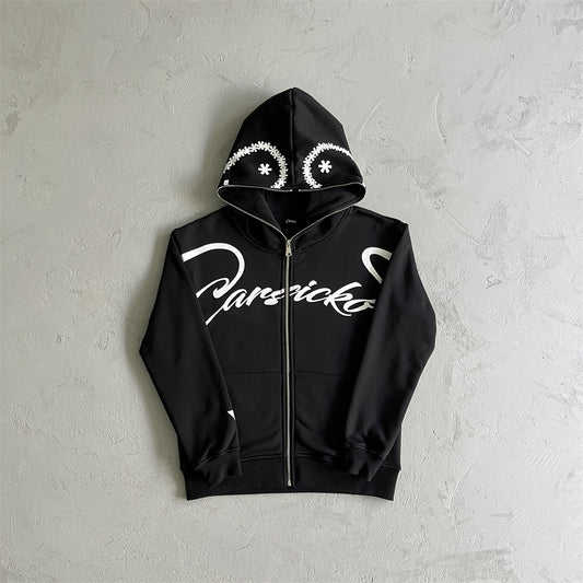 Carsicko Black/Blue/Cream Hoodies