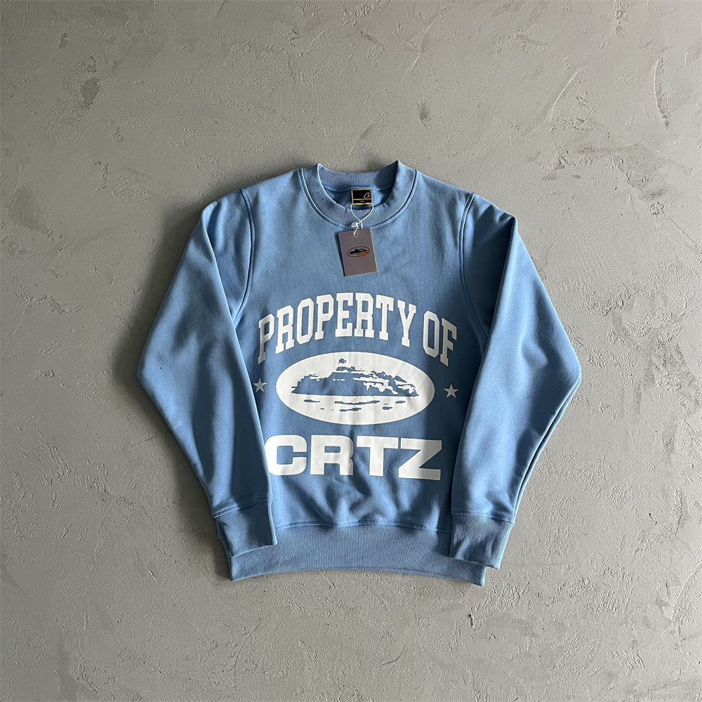 Corteiz Property Black & Baby Blue-Tracksuit