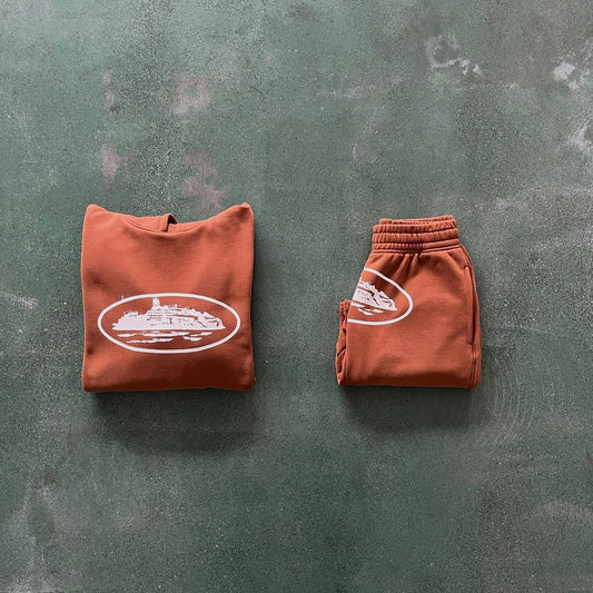 Cortiez Brown Sweatshirt Tracksuit