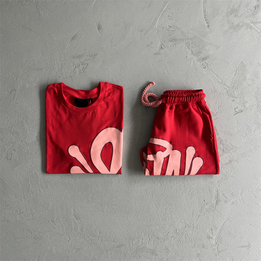 Syna T-Shirt & Short Red Short-Set