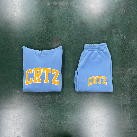 Cortiez Baby Blue Letter Tracksuit